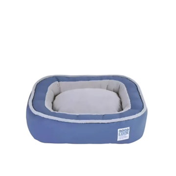Lavish Pet Bed Removable & Washable Cover Cushion Blue S